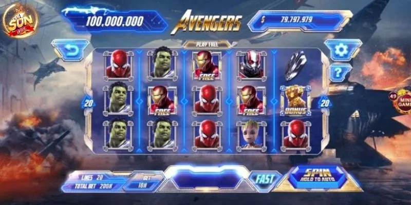 Khám phá game nổ hũ Avengers hấp dẫn